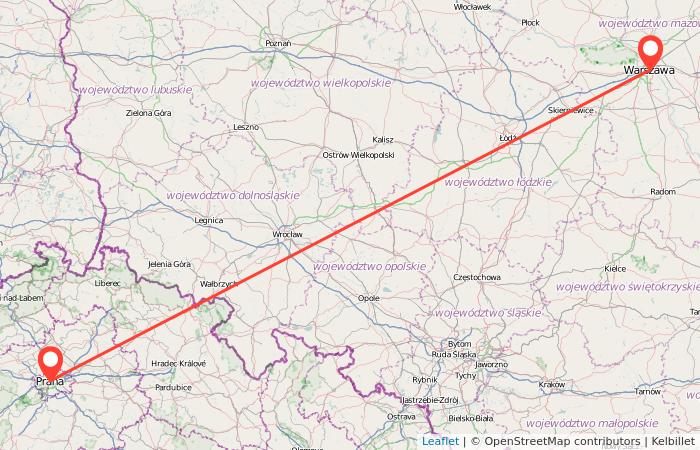 Варшава - Прага: расстояние между городами, маршрут и сколько километров от Варшавы до Праги