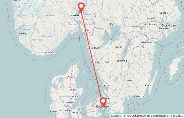 Cheap train from Copenhagen to Oslo gopili