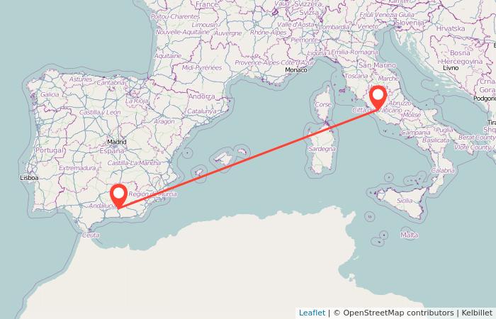 mapa españa roma Autobuses Granada   Roma | Gopili.es