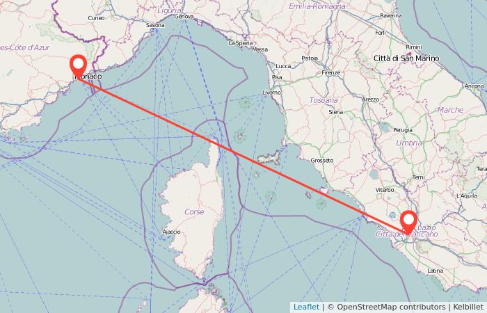 Train from Nice to Rome from 28 gopili