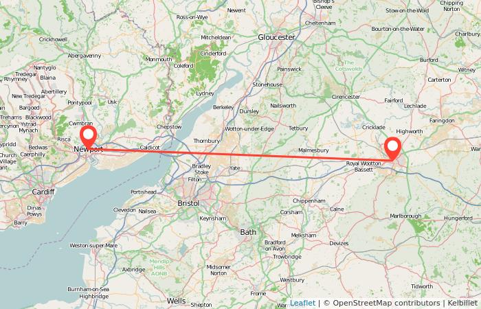 Swindon to Newport train Gopili