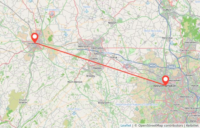 Shrewsbury to Wolverhampton train Gopili