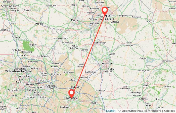 Nottingham Coventry Bus Information Nottingham Coventry Bus Information