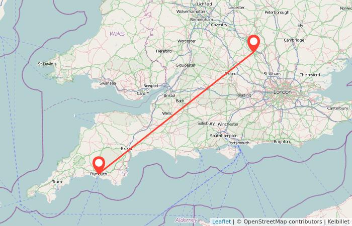 Milton Keynes to Plymouth train Gopili