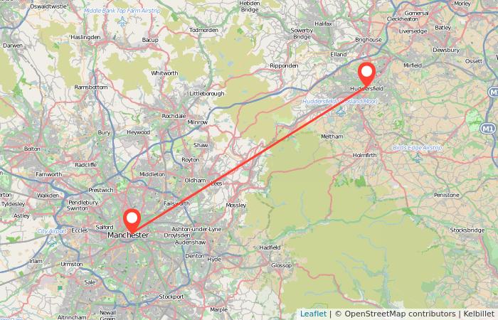 Manchester to Huddersfield train Gopili