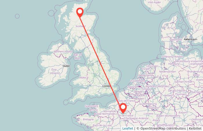 Inverness to Paris train Gopili