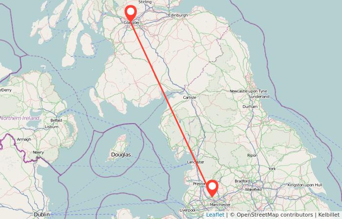 Glasgow to Bolton train Gopili