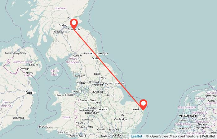 Great Yarmouth On Map Edinburgh To Great Yarmouth Train | Gopili.co.uk
