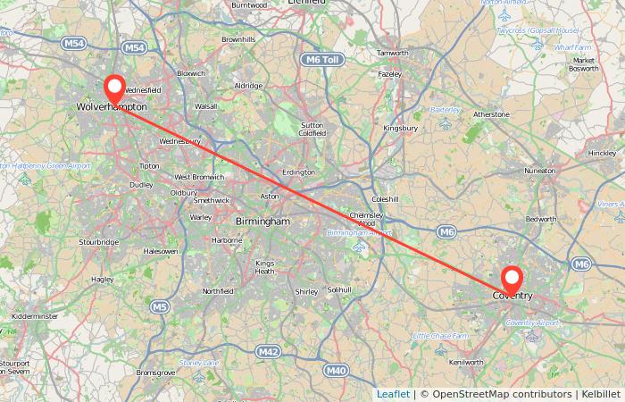 Coventry to Wolverhampton train Gopili