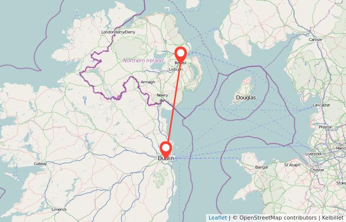 Rideshare Belfast to Dublin for cheap gopili