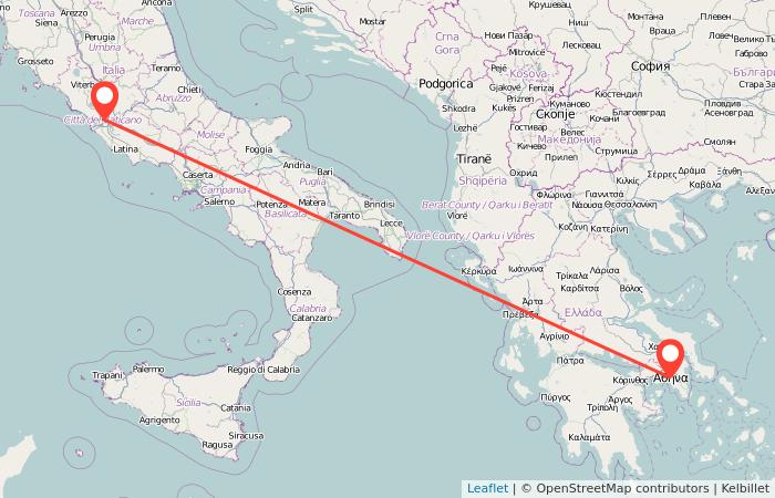 Cheap train from Athens to Rome gopili