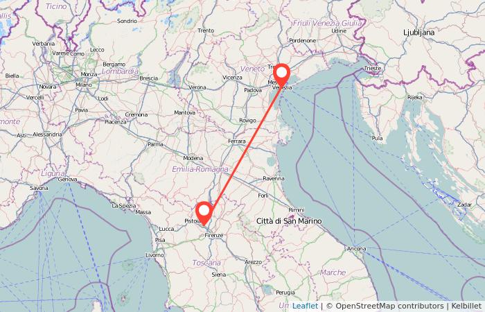 Cheap train from Prato to Venice gopili