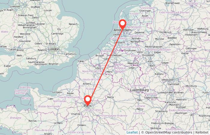 Amsterdam to Paris train from | Gopili.co.uk