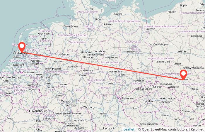 Дешевые авиабилеты из Амстердама, Нидерланды в Познань, Польша