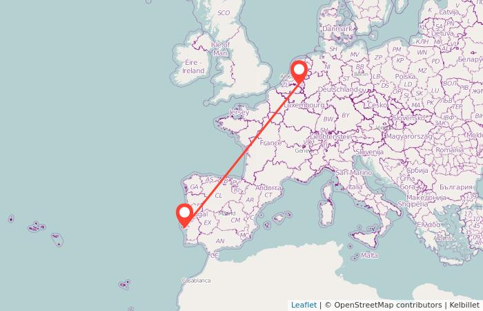 van eindhoven naar lissabon
