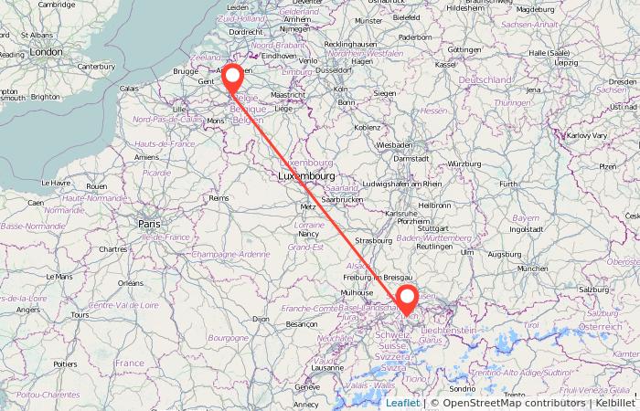 Bahn Zurich Brussel Gopili De