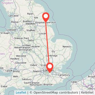 Beckenham Hull train map