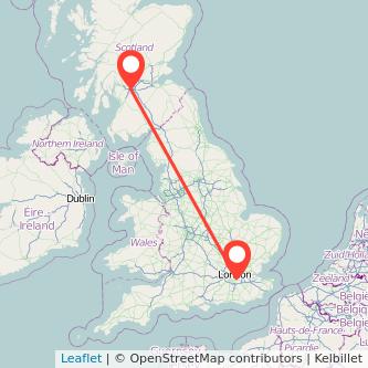 Beckenham Glasgow train map