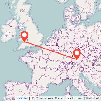 Bridgend Munich bus map