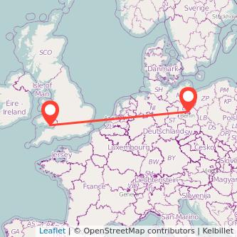 Bridgend Berlin bus map