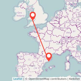 Bridgend Barcelona bus map