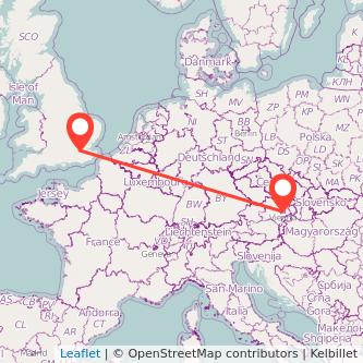 Bromley Vienna train map