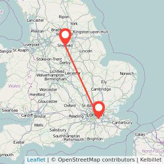 Bromley Sheffield train map