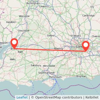 Bromley Bristol train map