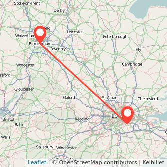 Bromley Birmingham train map