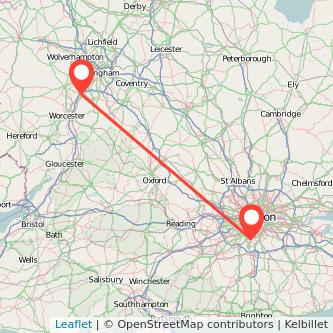 Bromsgrove Sutton train map