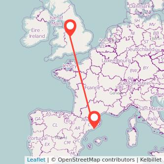 Cradley Heath Barcelona train map