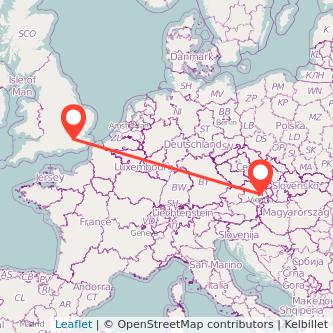 Croydon Vienna train map