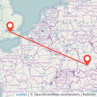 Croydon Munich bus map