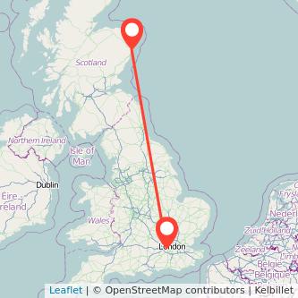 Feltham Aberdeen train map