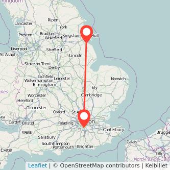 Grimsby Sutton bus map