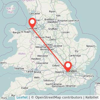 Hounslow Liverpool train map