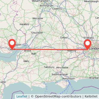 Hounslow Cardiff train map