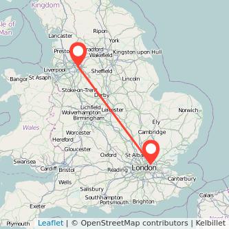 Ilford Manchester train map