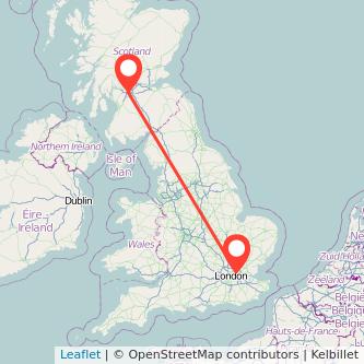 Ilford Glasgow train map