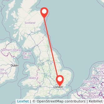 Ilford Aberdeen train map