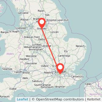 Mitcham Sheffield train map