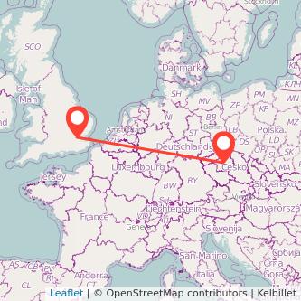 Romford Prague bus map