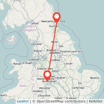 Rowley Regis Sunderland bus map