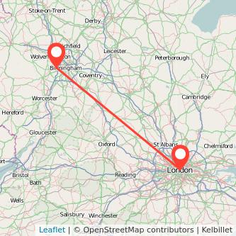 Rowley Regis London train map