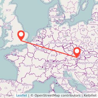 Twickenham Vienna train map