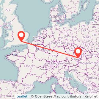 Weybridge Vienna train map