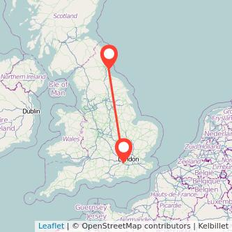 Weybridge Sunderland train map