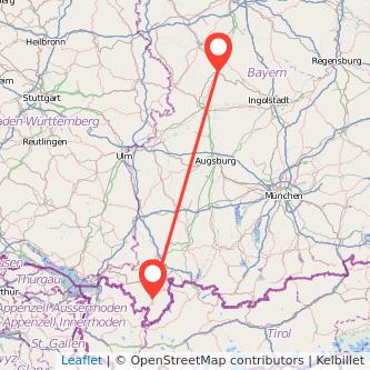 Fischen Treuchtlingen Bahn Karte