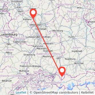 Fischen Limburg Bahn Karte