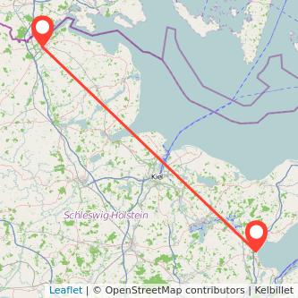 Haffkrug Flensburg Bahn Karte